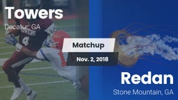 Matchup: Towers  vs. Redan  2018