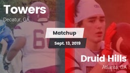 Matchup: Towers  vs. Druid Hills  2019