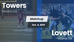 Matchup: Towers  vs. Lovett  2019