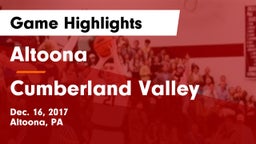 Altoona  vs Cumberland Valley  Game Highlights - Dec. 16, 2017