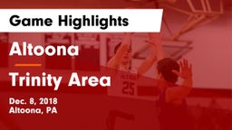 Altoona  vs Trinity Area  Game Highlights - Dec. 8, 2018