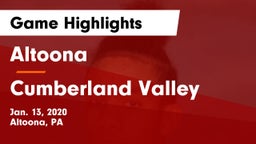 Altoona  vs Cumberland Valley  Game Highlights - Jan. 13, 2020