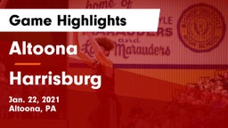 Altoona  vs Harrisburg  Game Highlights - Jan. 22, 2021