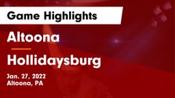 Altoona  vs Hollidaysburg  Game Highlights - Jan. 27, 2022