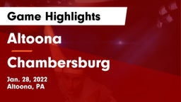 Altoona  vs Chambersburg  Game Highlights - Jan. 28, 2022