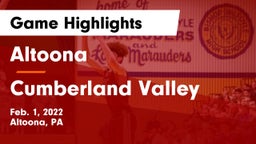 Altoona  vs Cumberland Valley  Game Highlights - Feb. 1, 2022