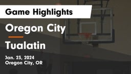 Oregon City  vs Tualatin  Game Highlights - Jan. 23, 2024