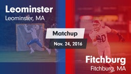 Matchup: Leominster High vs. Fitchburg  2016