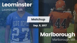 Matchup: Leominster High vs. Marlborough  2017