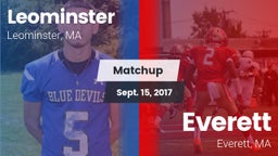 Matchup: Leominster High vs. Everett  2017
