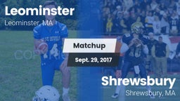 Matchup: Leominster High vs. Shrewsbury  2017