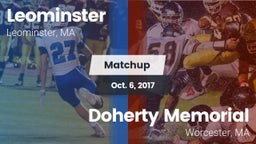Matchup: Leominster High vs. Doherty Memorial  2017