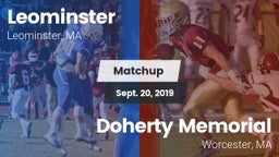Matchup: Leominster High vs. Doherty Memorial  2019