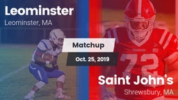 Matchup: Leominster High vs. Saint John's  2019