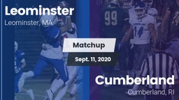 Matchup: Leominster High vs. Cumberland  2020