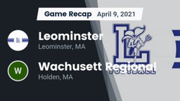 Recap: Leominster  vs. Wachusett Regional  2021