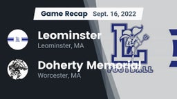 Recap: Leominster  vs. Doherty Memorial  2022