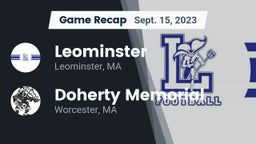 Recap: Leominster  vs. Doherty Memorial  2023