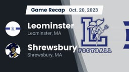 Recap: Leominster  vs. Shrewsbury  2023