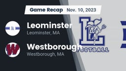 Recap: Leominster  vs. Westborough  2023