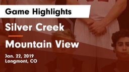 Silver Creek  vs Mountain View  Game Highlights - Jan. 22, 2019