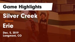 Silver Creek  vs Erie  Game Highlights - Dec. 5, 2019