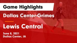 Dallas Center-Grimes  vs Lewis Central  Game Highlights - June 8, 2021