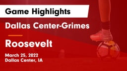 Dallas Center-Grimes  vs Roosevelt  Game Highlights - March 25, 2022