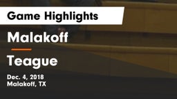 Malakoff  vs Teague  Game Highlights - Dec. 4, 2018