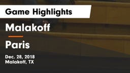 Malakoff  vs Paris Game Highlights - Dec. 28, 2018