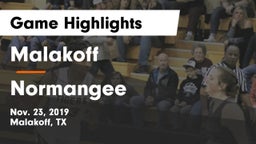 Malakoff  vs Normangee  Game Highlights - Nov. 23, 2019
