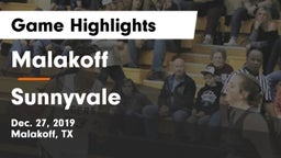 Malakoff  vs Sunnyvale  Game Highlights - Dec. 27, 2019