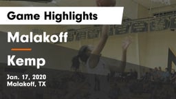 Malakoff  vs Kemp  Game Highlights - Jan. 17, 2020