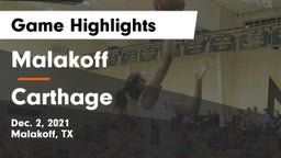 Malakoff  vs Carthage  Game Highlights - Dec. 2, 2021