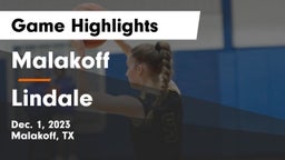 Malakoff  vs Lindale  Game Highlights - Dec. 1, 2023