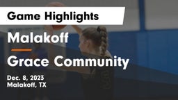 Malakoff  vs Grace Community  Game Highlights - Dec. 8, 2023