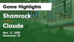 Shamrock  vs Claude  Game Highlights - Nov. 17, 2020