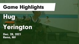 Hug  vs Yerington Game Highlights - Dec. 28, 2021