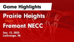 Prairie Heights  vs Fremont NECC Game Highlights - Jan. 12, 2023