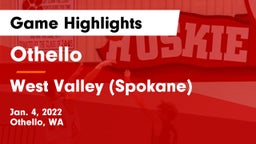 Othello  vs West Valley  (Spokane) Game Highlights - Jan. 4, 2022
