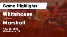 Whitehouse  vs Marshall  Game Highlights - Nov. 18, 2023