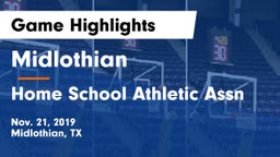 Midlothian  vs Home School Athletic Assn Game Highlights - Nov. 21, 2019