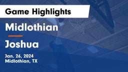 Midlothian  vs Joshua  Game Highlights - Jan. 26, 2024