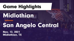 Midlothian  vs San Angelo Central  Game Highlights - Nov. 12, 2021