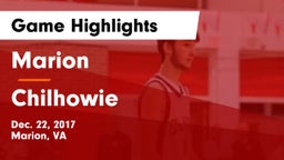 Marion  vs Chilhowie  Game Highlights - Dec. 22, 2017