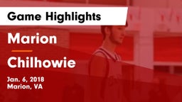 Marion  vs Chilhowie  Game Highlights - Jan. 6, 2018