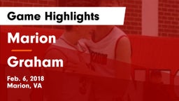 Marion  vs Graham  Game Highlights - Feb. 6, 2018