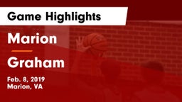 Marion  vs Graham  Game Highlights - Feb. 8, 2019
