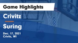 Crivitz vs Suring  Game Highlights - Dec. 17, 2021