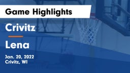 Crivitz vs Lena   Game Highlights - Jan. 20, 2022